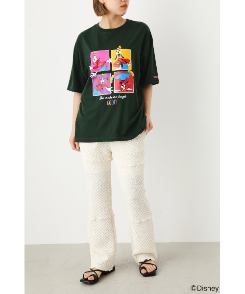 RODEO CROWNS WIDE BOWL（ロデオクラウンズワイドボウル）の「(M&F)アソートＴシャツ（Tシャツ/カットソー・レディース・ブラック/ダークグリーン/ブルー/オフホワイト・FREE）」の16枚目の写真