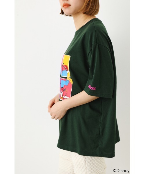 RODEO CROWNS WIDE BOWL（ロデオクラウンズワイドボウル）の「(M&F)アソートＴシャツ（Tシャツ/カットソー・レディース・ブラック/ダークグリーン/ブルー/オフホワイト・FREE）」の17枚目の写真