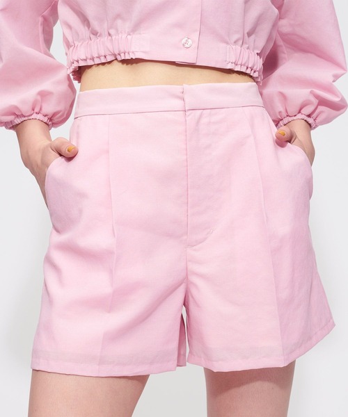 FOREVER 21(フォーエバー トゥエンティーワン)の「リネン混タックハーフパンツ(その他パンツ・レディース・ブラック/ホワイト/ピンク系その他3・MEDIUM/SMALL)」の12枚目の写真