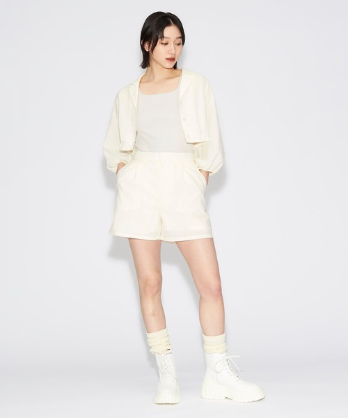 FOREVER 21(フォーエバー トゥエンティーワン)の「リネン混タックハーフパンツ(その他パンツ・レディース・ブラック/ホワイト/ピンク系その他3・MEDIUM/SMALL)」の21枚目の写真