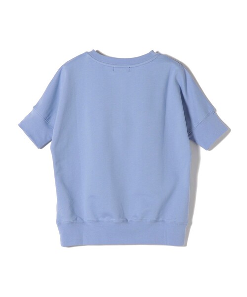 SHIPS Colors(シップス カラーズ)の「SHIPS Colors:〈洗濯機可能〉ミニ裏毛 ショート スリーブ トップス(Tシャツ/カットソー・レディース・ライトブルー/ブラック/オフホワイト・ONE SIZE)」の7枚目の写真