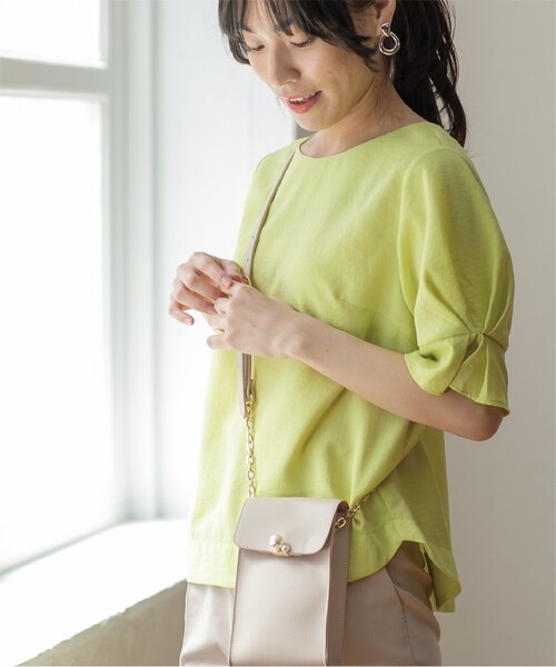 タックスリーブイージーケアブラウス【イージーケア/吸水速乾/洗濯機洗い可】