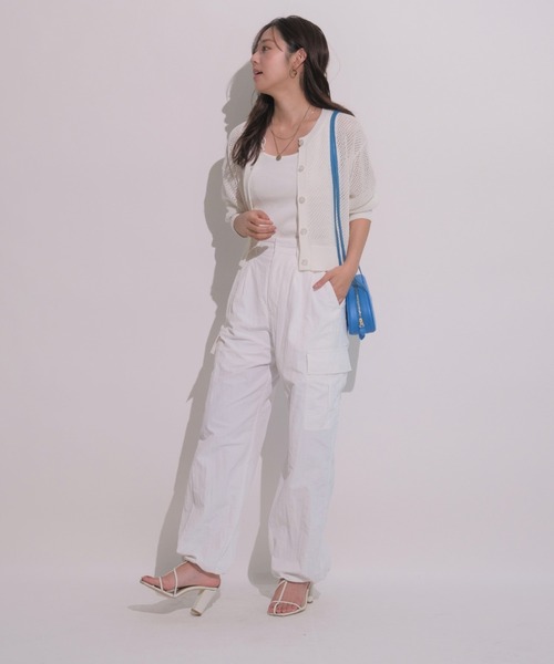 【新品】　ジャスグリッティー　深Vニットアンサンブル　ホワイト 新品】 ジャスグリッティー 深Vニットアンサンブル ホワイト