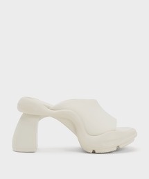 CHARLES & KEITH レイラオープントゥミュール　38 CHARLES ＆ KEITH サンダル Leila レイラ オープントゥミュール