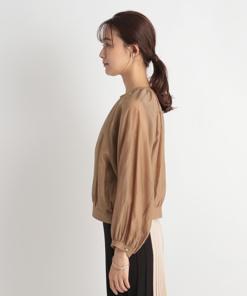 Andemiu（アンデミュウ）の「シアーブルゾン965978（ブルゾン・レディース・グレー/ネイビー/キャメル・FREE）」の22枚目の写真