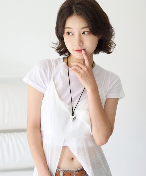 UNE MANSION(ユヌマンション)の「シルバーハートチョーカーネックレス(ネックレス・レディース・シルバー系その他/シルバー系その他2・ONE SIZE)」の5枚目の写真