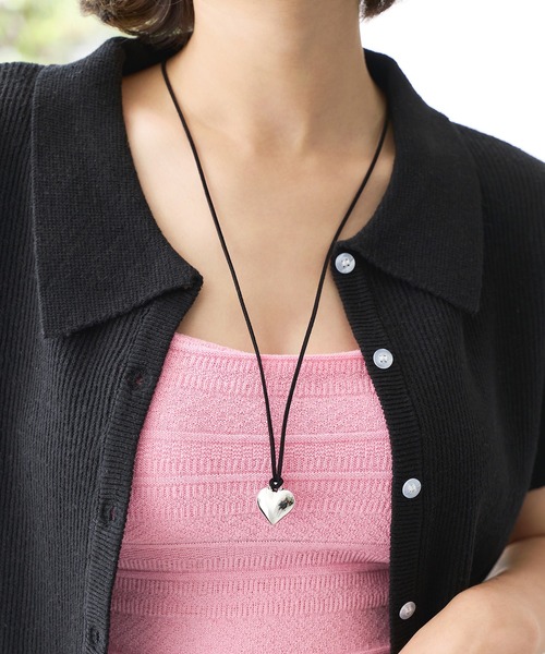 UNE MANSION(ユヌマンション)の「シルバーハートチョーカーネックレス(ネックレス・レディース・シルバー系その他/シルバー系その他2・ONE SIZE)」の6枚目の写真