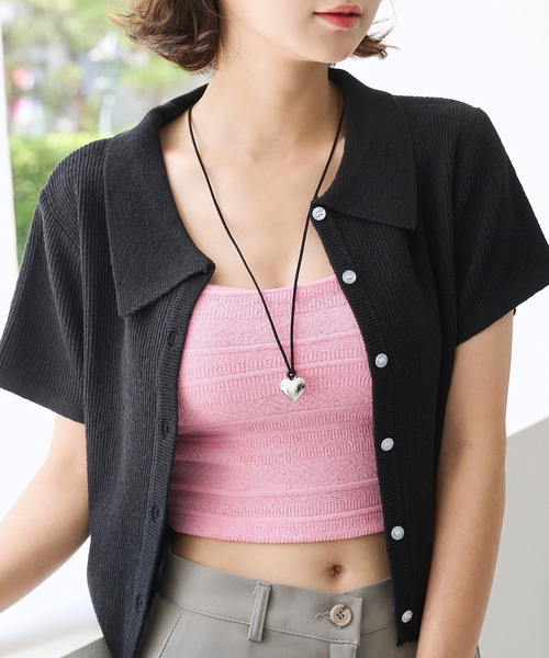 UNE MANSION(ユヌマンション)の「シルバーハートチョーカーネックレス(ネックレス・レディース・シルバー系その他/シルバー系その他2・ONE SIZE)」の4枚目の写真