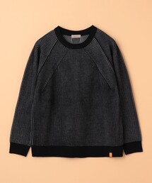 BEAMS LIGHTS | BEAMS LIGHTS / 2トーン 畦編み クルーネック ニット 2023(ニット/セーター)