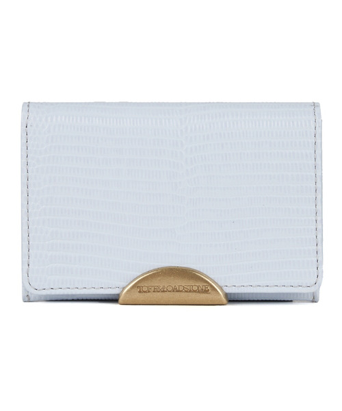 TOFF&LOADSTONE（トフアンドロードストーン）の「デリスリザード名刺入れ（名刺入れ・レディース・グレー系その他2/ブルー系/ライトイエロー・FREE）」の3枚目の写真