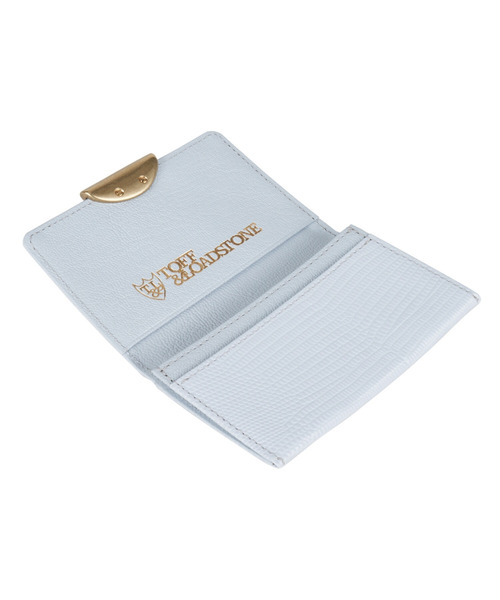 TOFF&LOADSTONE（トフアンドロードストーン）の「デリスリザード名刺入れ（名刺入れ・レディース・グレー系その他2/ブルー系/ライトイエロー・FREE）」の11枚目の写真