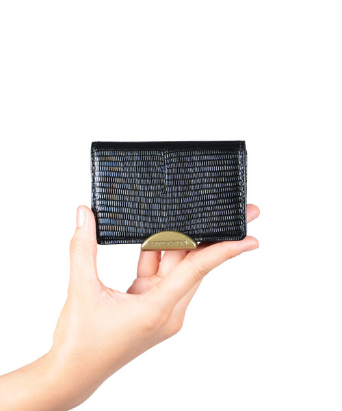 TOFF&LOADSTONE（トフアンドロードストーン）の「デリスリザード名刺入れ（名刺入れ・レディース・グレー系その他2/ブルー系/ライトイエロー・FREE）」の9枚目の写真