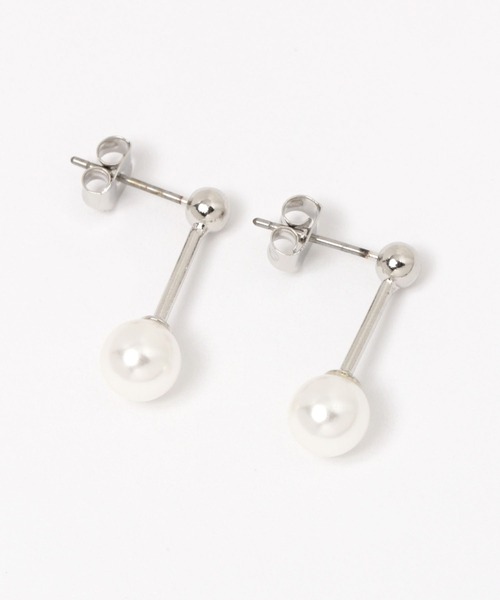 Heather（ヘザー）の「ドロップパールピアス　969903（ピアス（両耳用）・レディース・ゴールド/シルバー・ONE SIZE）」の5枚目の写真