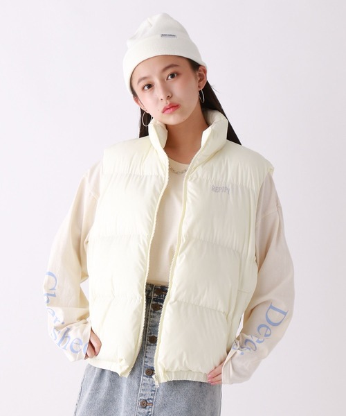 repipi armario(レピピ アルマリオ)の「パデットベスト(ダウンベスト・キッズ・ブラック/ブルー/ホワイト・LARGE/MEDIUM)」の2枚目の写真