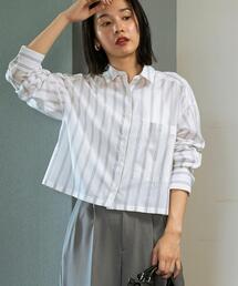 coen | クロップドシャツ(シャツ/ブラウス)