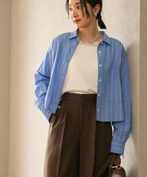coen | クロップドシャツ(シャツ/ブラウス)