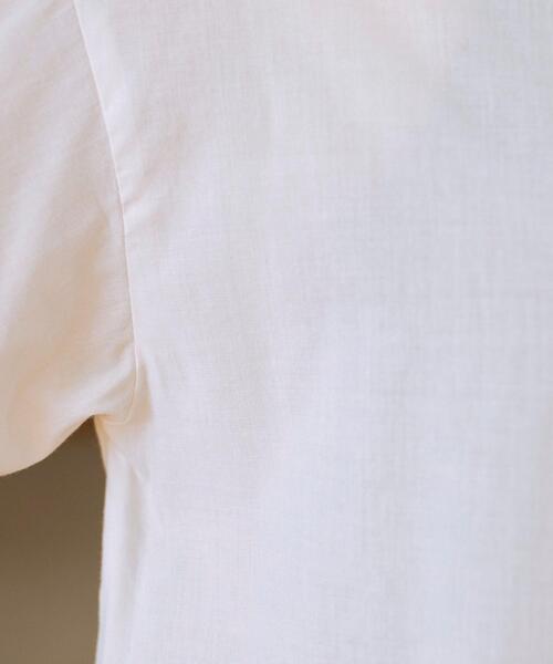 coen（コーエン）の「クロップドシャツ（シャツ/ブラウス・レディース・ホワイト/ライトブルー/ブラウン・M/L）」の17枚目の写真