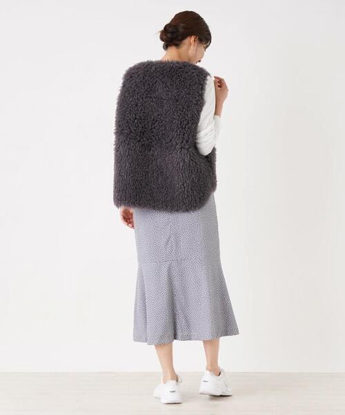 en recre（アンレクレ）の「リバーシブルファーベスト（ベスト）」 - WEAR