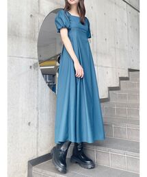 MURUA | スクエアネックボリュームスリーブワンピース(ワンピース)