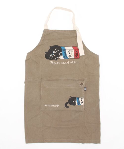 ＪＵＧＬＡＮＳ（ユグランス）の「【AND PACKABLE】PAPエプロン/カジュアルプリントエプロン（エプロン・レディース・D/L/H/F/N/G/B/J/A/I/C/K/E/M・FREE）」の4枚目の写真