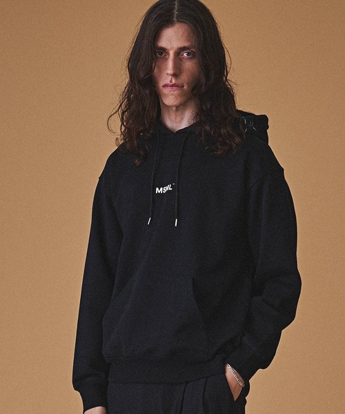 MSML(エムエスエムエル)の「MSML HOODIE / ロゴ フーディ フォトグラフィック スウェットパーカー(パーカー・メンズ・ブラック/グレー・S/M/L/XL)」の18枚目の写真