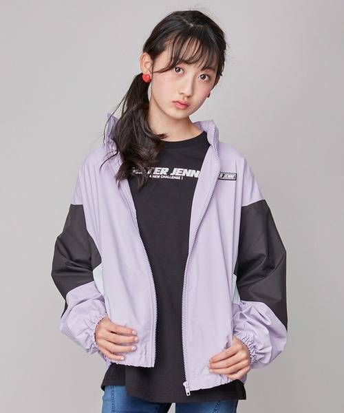 SISTER JENNI(SISTER JENNI)の「フード収納ウィンドブレーカー(その他アウター・キッズ・ラベンダー/ベージュ/ブラック・130cm/140cm/160cm/150cm)」の3枚目の写真