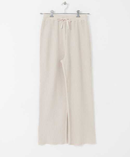 ITEMS URBANRESEARCH（アイテムズ アーバンリサーチ）の「ワッフルイージーパンツ（その他パンツ・レディース・ネイビー/ホワイト系その他/キャメル・FREE）」の12枚目の写真