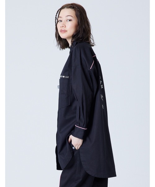 Little sunny bite(リトルサニーバイト)の「《Little Sunny Bite》 little sunny bite Disney collection Twill shirts jacket(カバーオール・レディース・ブラック/ピンク/ブラウン・MEDIUM/SMALL)」の5枚目の写真
