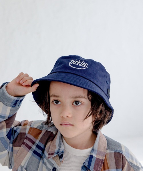Dickies(ディッキーズ)の「【Dickies(ディッキーズ)】スマイルハット(KIDS)(ハット・キッズ・ネイビー/ブラック/オフホワイト・FREE)」の3枚目の写真