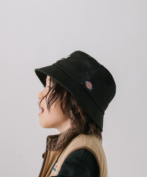 Dickies(ディッキーズ)の「【Dickies(ディッキーズ)】スマイルハット(KIDS)(ハット・キッズ・ネイビー/ブラック/オフホワイト・FREE)」の2枚目の写真