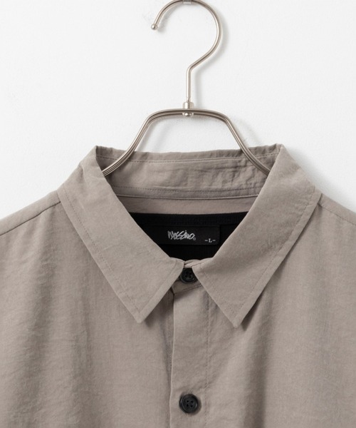 Mossimo（モッシモ）の「MOSSIMO（モッシモ）バルーン袖　Tシャツ＆シャツセット アンサンブル（シャツ/ブラウス・メンズ・グレー/ブラック系その他・XL/L/M）」の14枚目の写真