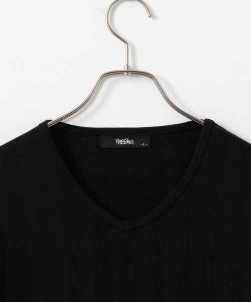 Mossimo（モッシモ）の「MOSSIMO（モッシモ）バルーン袖　Tシャツ＆シャツセット アンサンブル（シャツ/ブラウス・メンズ・グレー/ブラック系その他・XL/L/M）」の20枚目の写真