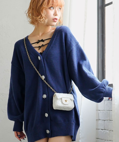 ✨美品✨バーバリーブルーレーベル ツイード キャミソール デニム 異素材 リボン ✨美品✨バーバリーブルーレーベル ツイード キャミソール