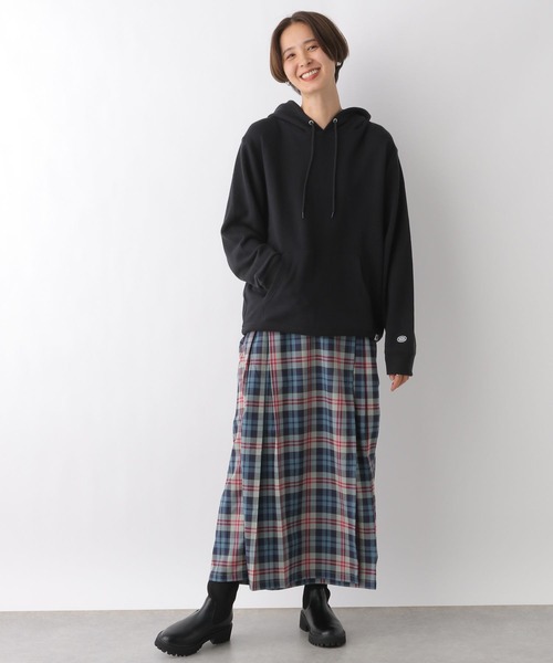 LEPSIM（レプシィム）の「【DISCUS／ディスカス】裏毛無地パーカー　963737（パーカー・レディース・ライトブルー/グリーン/ブラック/アイボリー・LARGE/MEDIUM）」の12枚目の写真