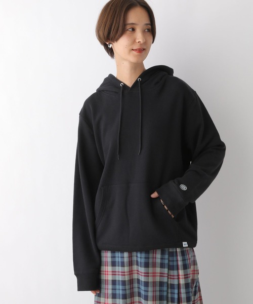 LEPSIM（レプシィム）の「【DISCUS／ディスカス】裏毛無地パーカー　963737（パーカー・レディース・ライトブルー/グリーン/ブラック/アイボリー・LARGE/MEDIUM）」の15枚目の写真