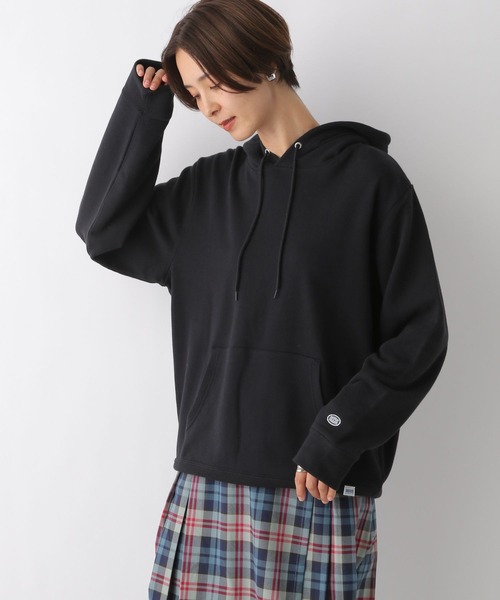 LEPSIM（レプシィム）の「【DISCUS／ディスカス】裏毛無地パーカー　963737（パーカー・レディース・ライトブルー/グリーン/ブラック/アイボリー・LARGE/MEDIUM）」の14枚目の写真