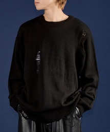 Adoon plain（アドーンプレーン）の「damage Knit（ニット/セーター）」