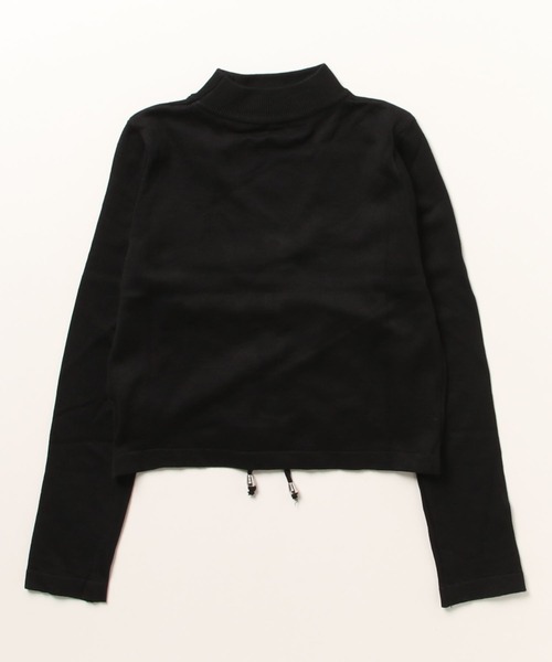 Silly（シリー）の「【韓国コーデに】ホルターネックフロントシャーリングニット（ニット/セーター・レディース・ブルー/ホワイト/ブラック・FREE）」の15枚目の写真