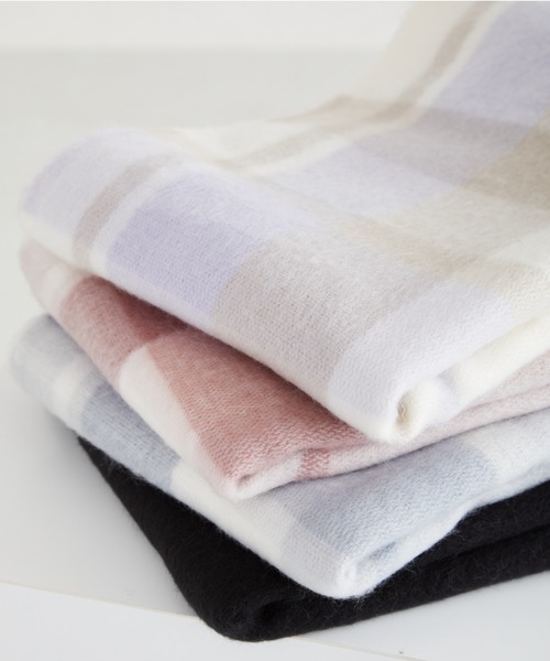 MISCH MASCH(ミッシュマッシュ)の「【新色追加】マフラー/MM338701(マフラー・レディース・パープル系/ブラック/ピンク系/ブルー系/ホワイト/ピンク/ブラウン系・フリ-)」の17枚目の写真