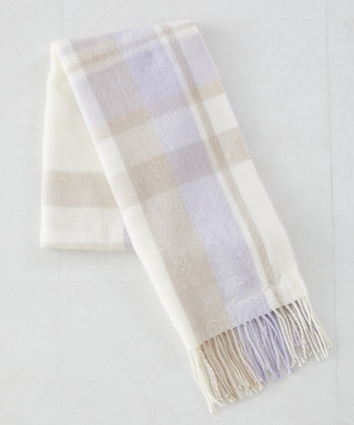 MISCH MASCH(ミッシュマッシュ)の「【新色追加】マフラー/MM338701(マフラー・レディース・パープル系/ブラック/ピンク系/ブルー系/ホワイト/ピンク/ブラウン系・フリ-)」の22枚目の写真