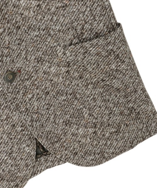 RAWLIFE（ロウライフ）の「BOB/ボブ/ツィードライクボンディングジャケット/074731110（テーラードジャケット・メンズ・ベージュ・46/48/50/52）」の8枚目の写真