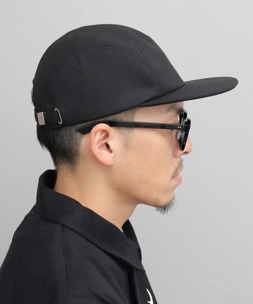 Mr.COVER（ミスターカバー）の「日本製 ホップサック ワイドブリム ジェットキャップ（キャップ・メンズ・ネイビー/ブラック・FREE）」の21枚目の写真