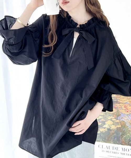 セール】大人のガーリーテイスト。オーガニックコットン混 綿100％前後