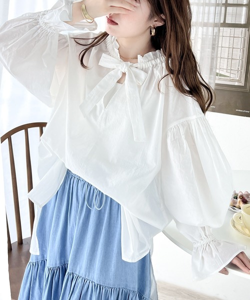 セール】大人のガーリーテイスト。オーガニックコットン混 綿100％前後