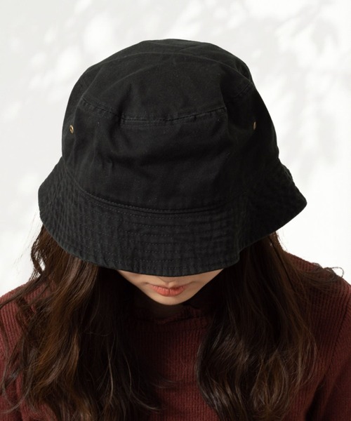 newhattan（ニューハッタン）の「newhattan バケットハット（ハット・レディース・ネイビー/ベージュ/ブラック/アイボリー・M/L）」の8枚目の写真