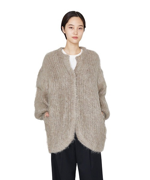 MOHAIR SHAGGY CARDIGAN  CLANE クラネ CLANE（クラネ）の「CLANE COLOR MOHAIR SHAGGY CARDIGAN（ニット