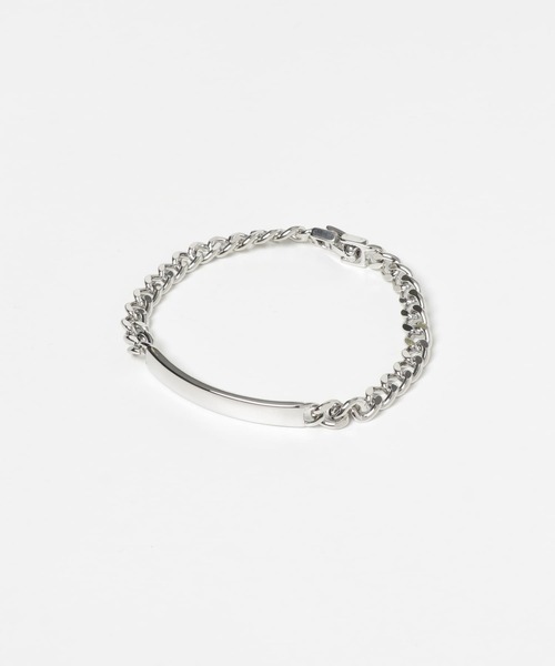 SMELLY(スメリー)の「プレートチェーンブレスレット(ブレスレット・メンズ・シルバー・-)」の6枚目の写真