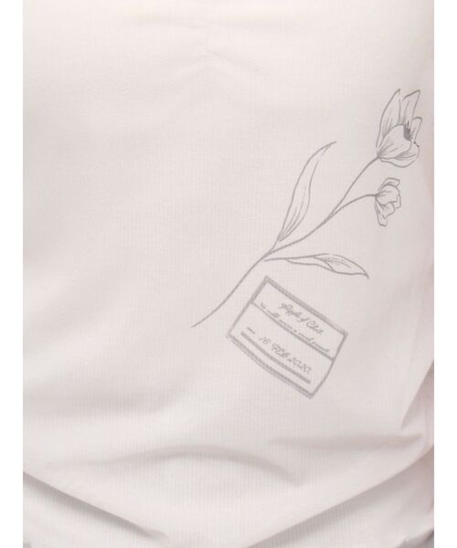 dazzlin（ダズリン）の「オリジナルロゴプリントチュールトップス（Tシャツ/カットソー・レディース・ブルー/オフホワイト/ピンク・FREE）」の10枚目の写真