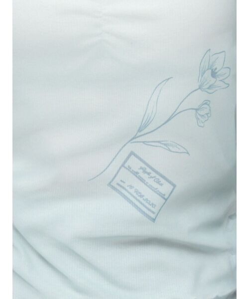 dazzlin（ダズリン）の「オリジナルロゴプリントチュールトップス（Tシャツ/カットソー・レディース・ブルー/オフホワイト/ピンク・FREE）」の11枚目の写真