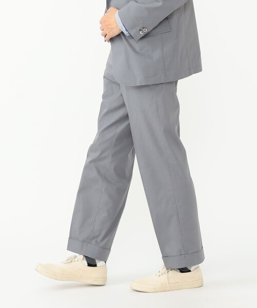 TUBE(チューブ)の「TUBE × BEAMS PLUS / 別注 Cotton Trousers(スラックス・メンズ・グレー・SMALL/LARGE/MEDIUM)」の4枚目の写真